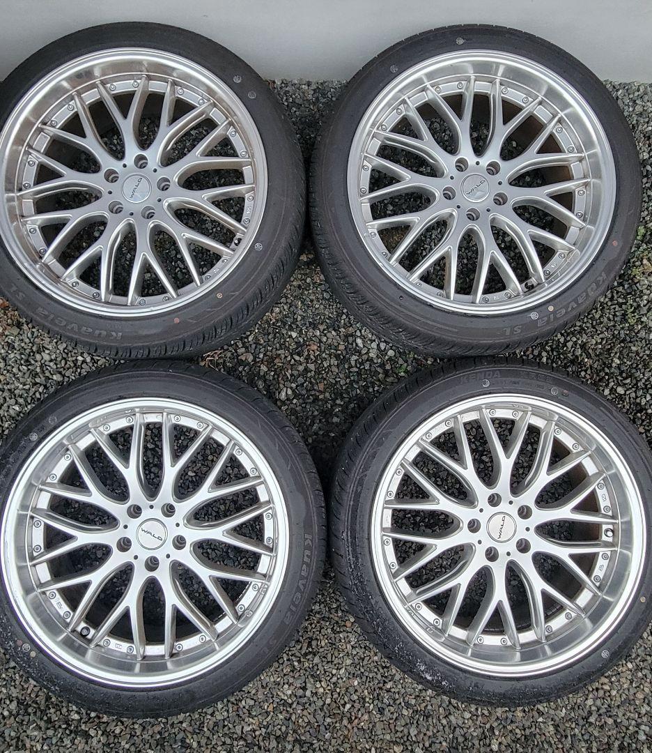 マルチフォルケッタ 20インチ 9j+38 ハイパーシルバー４本セット美品