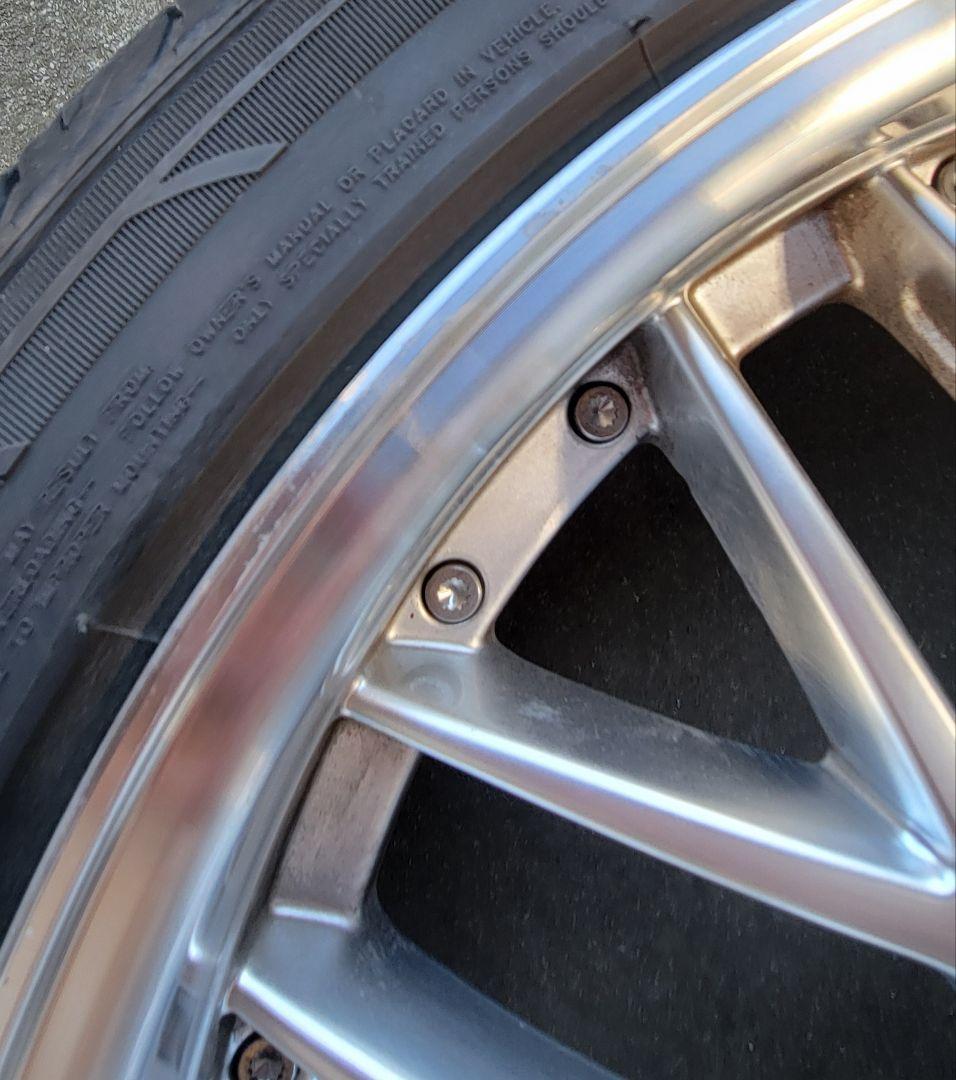 マルチフォルケッタ 20インチ 9j+38 ハイパーシルバー４本セット美品