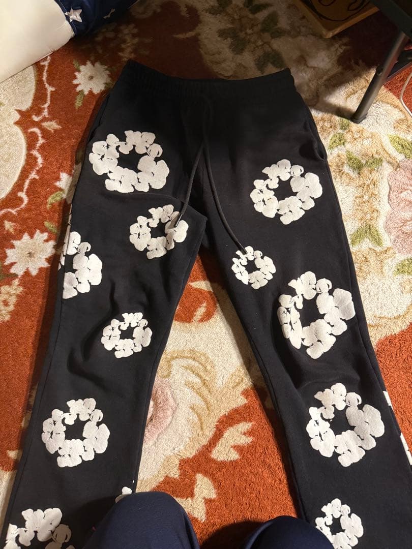 デニムティアーズフレアパンツ