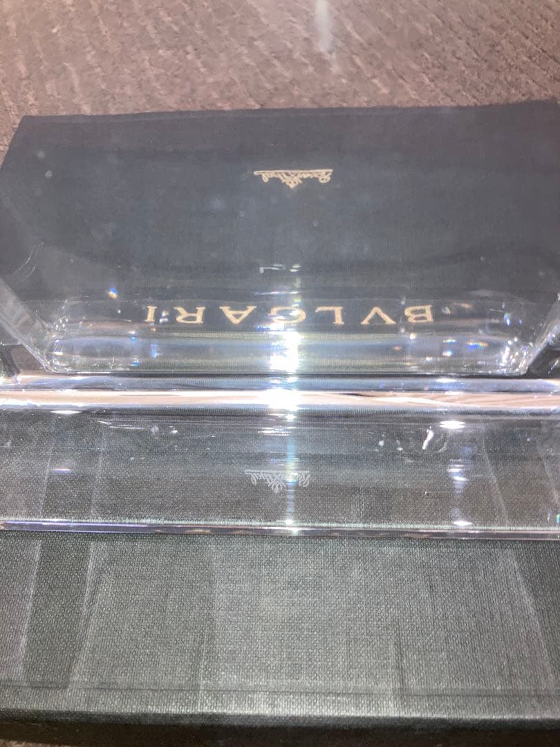 BVLGARI クリアアクリルフォトフレーム ボックス付き