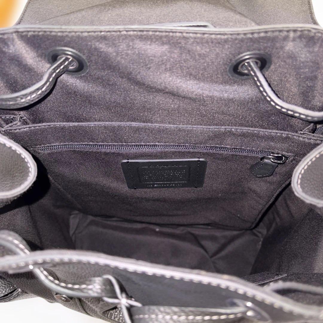 【未使用・正規品】COACH ハドソン バックパック CR389 黒 レザー
