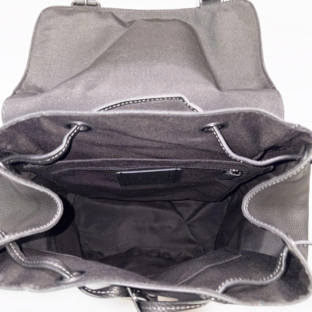 【未使用・正規品】COACH ハドソン バックパック CR389 黒 レザー