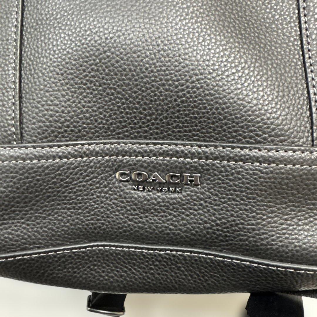 【未使用・正規品】COACH ハドソン バックパック CR389 黒 レザー