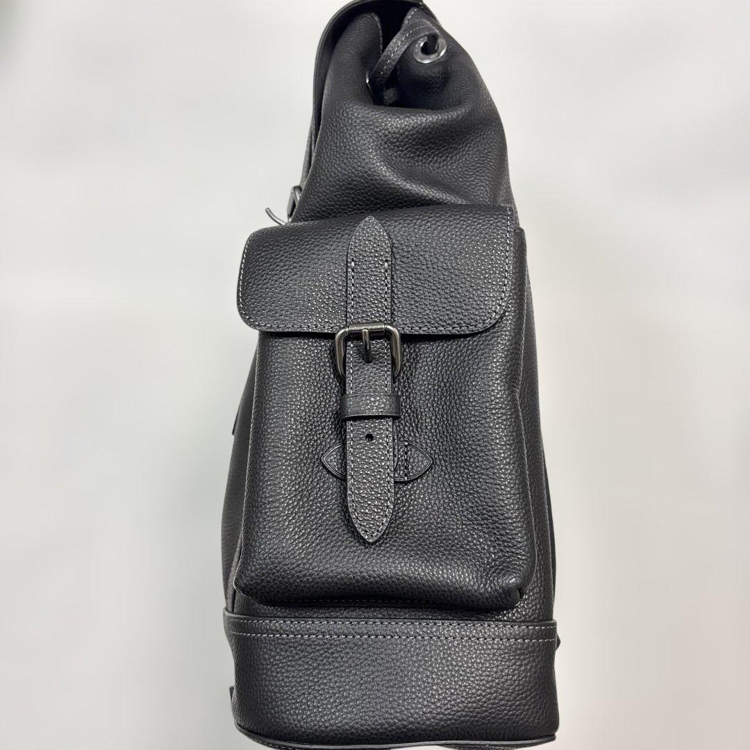 【未使用・正規品】COACH ハドソン バックパック CR389 黒 レザー