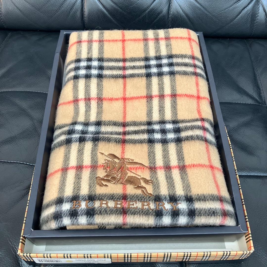 BURBERRY:バーバリーロンドン×西川産業 ノバチェック　ウールひざ掛け