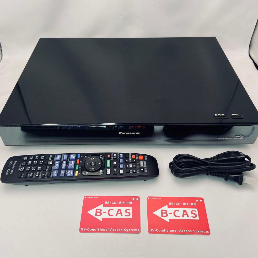 全録レコーダー 6TB Panasonic DMR-BRX6000 動作品