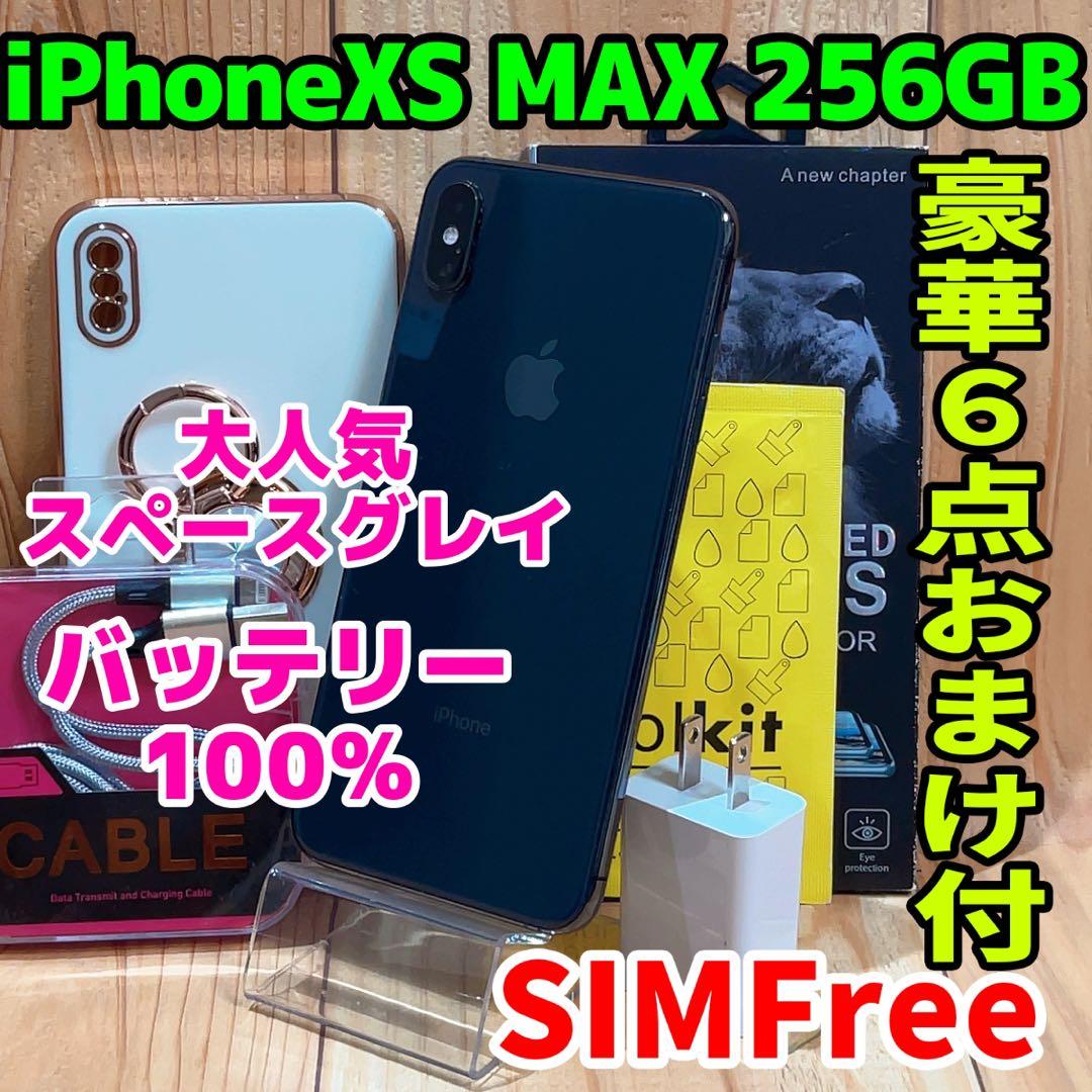 SIMフリー 本体 iPhone XS Max 256 GB 590 グレイ