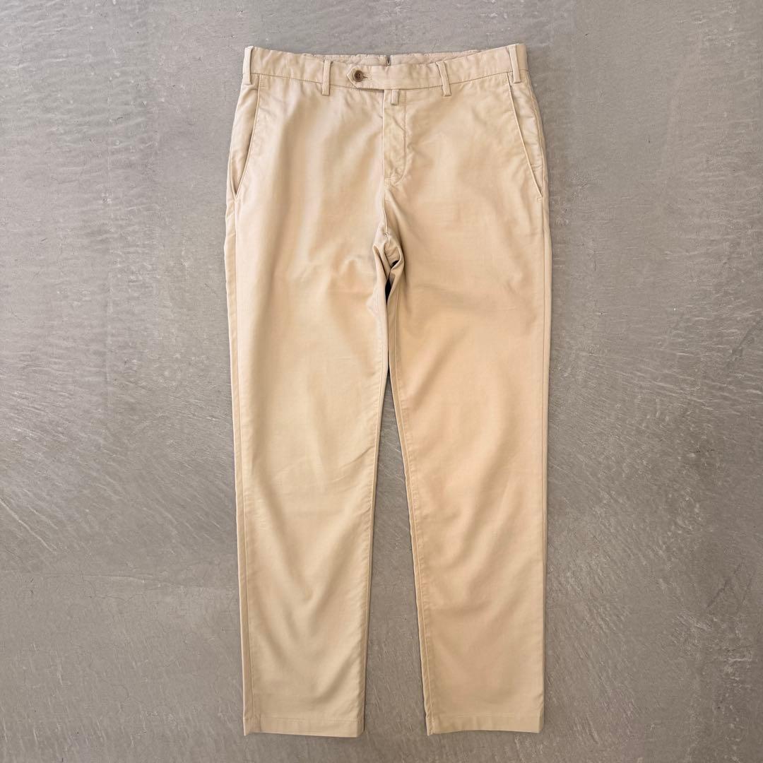 【美品】 ロロピアーナ パンツ コットン ベージュ 46 Loro Piana