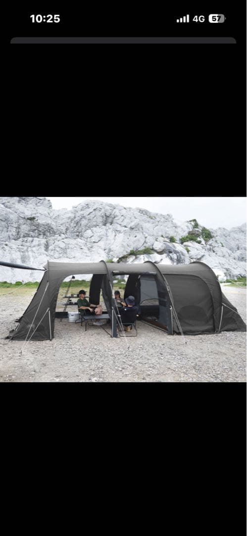 早い者勝ち‼️DOD カマボコテント3M ブラック　新品・未開封