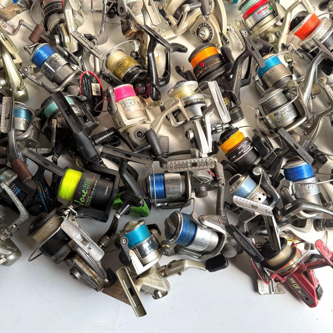 爱*闹様 リール ジャンク49個まとめ スピニング ベイト【NN0121-2】