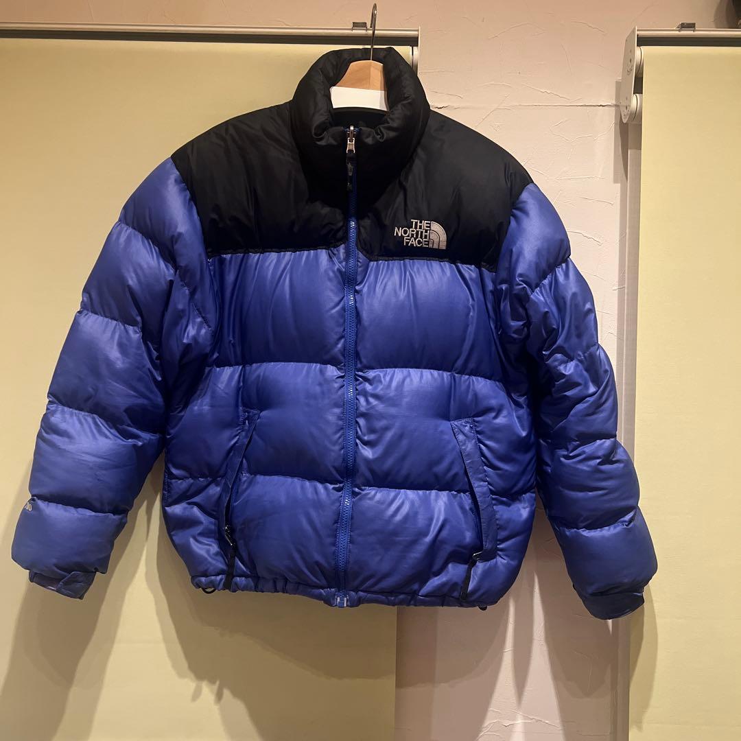 THE NORTH FACE ダウンジャケット 青黒 700 韓国ヌプシ