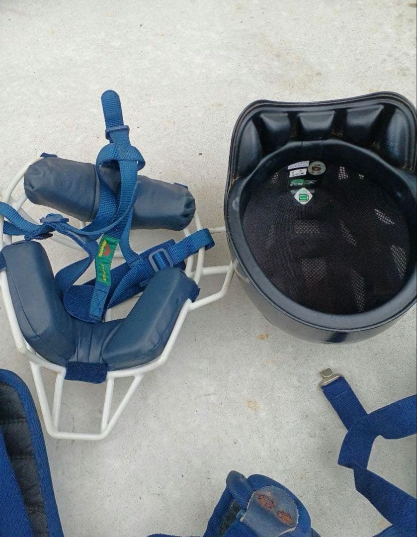 キャッチャー用プロテクターセット ネイビー