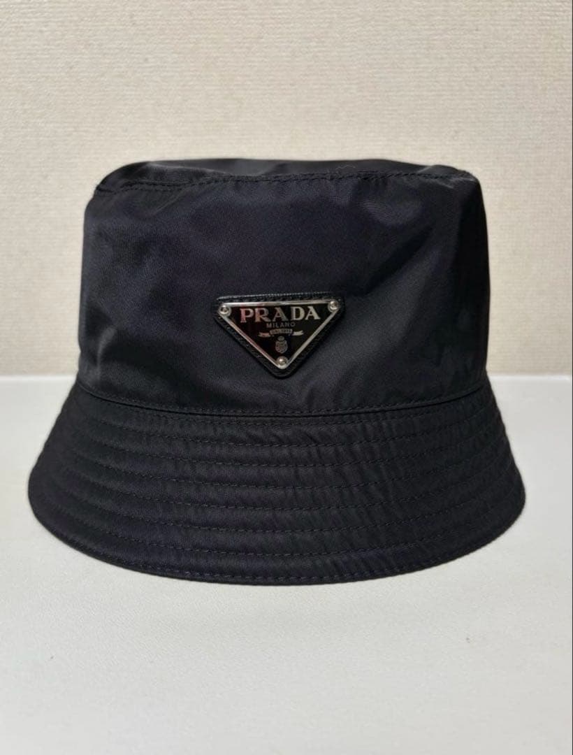美品 PRADA バケットハット