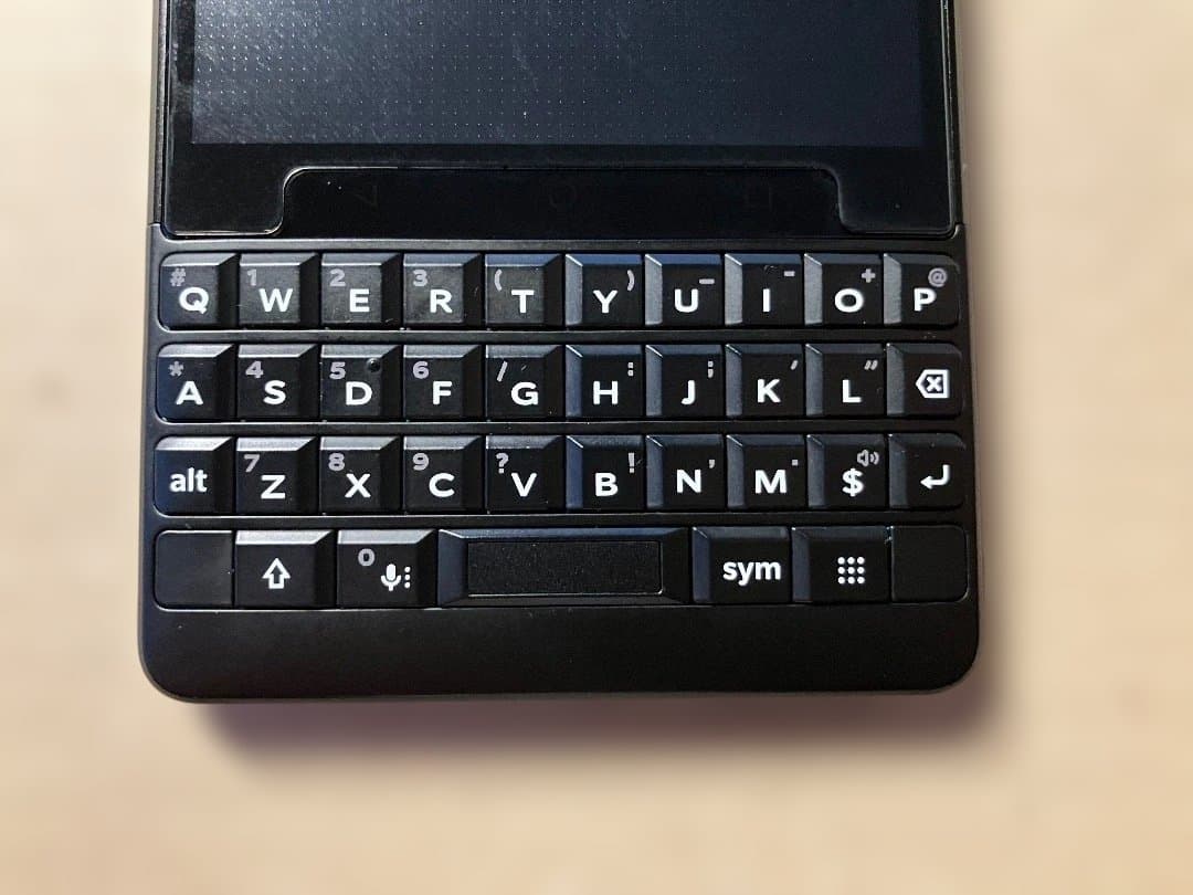 BlackBerry KEY2 ブラック 物理キーボード