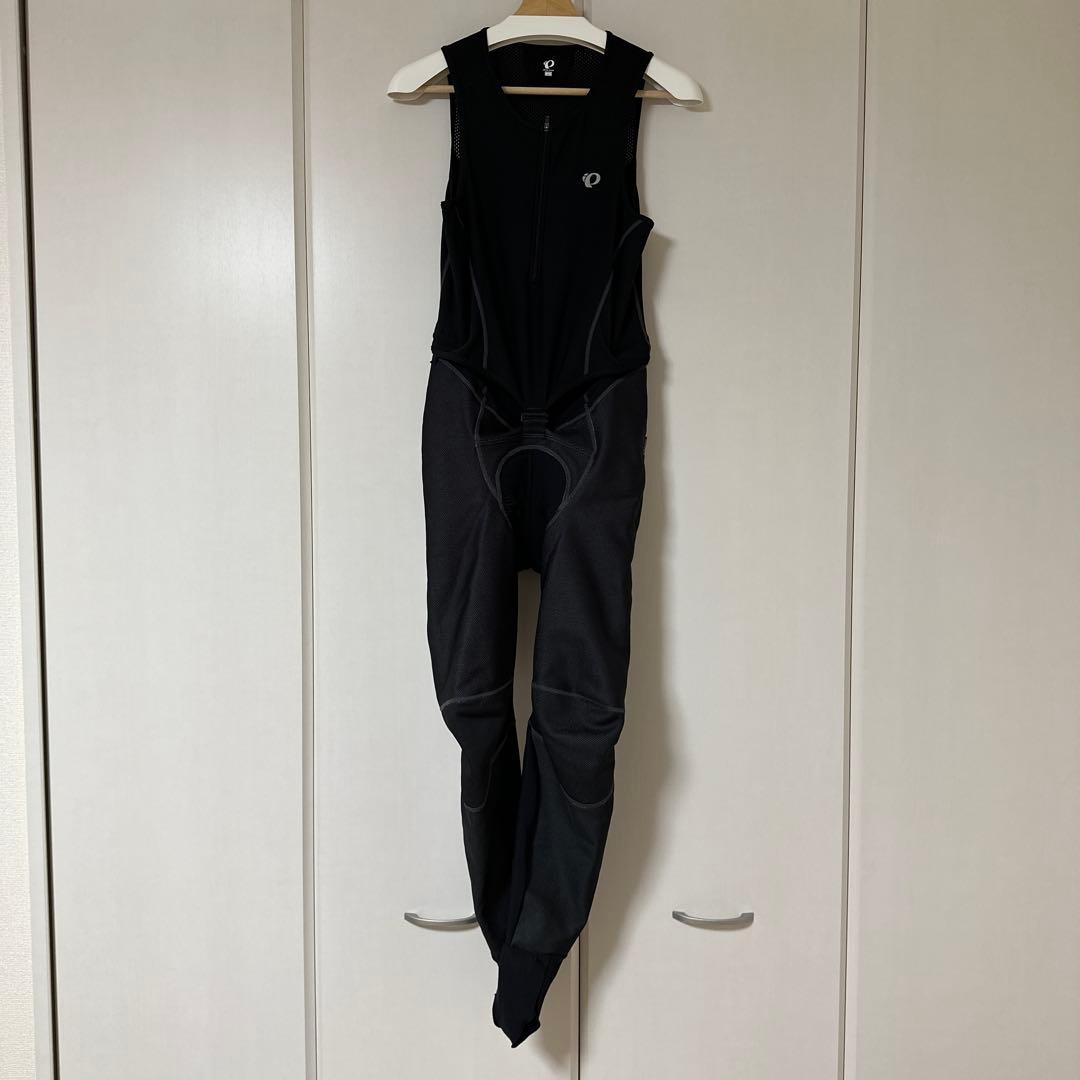 パールイズミ　ウィンドブレーク クイック ビブ サーモ タイツ　Lサイズ