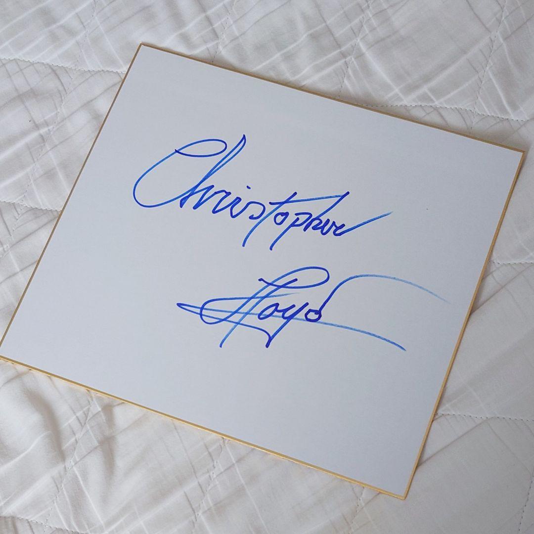 クリストファー・ロイド 直筆サイン