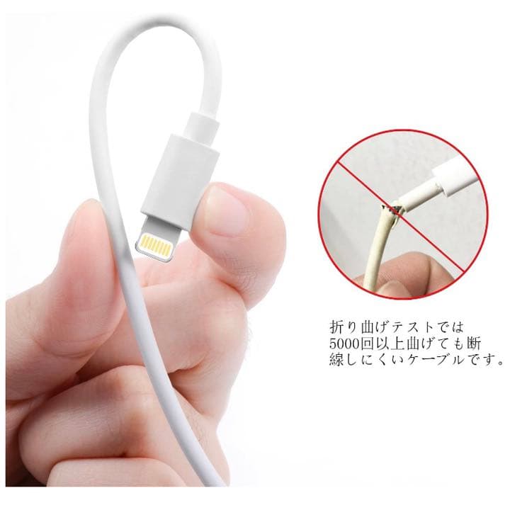 ⭐️ iPhone iPad 対応 ライトニングケーブル ２m×２本