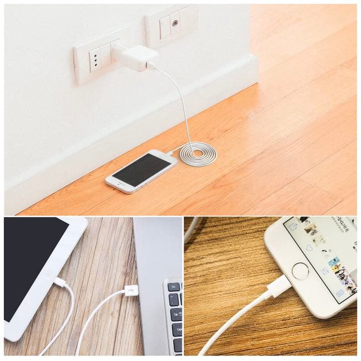 ⭐️ iPhone iPad 対応 ライトニングケーブル ２m×２本