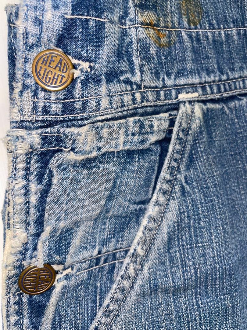 50s ヘッドライト オーバーオール 訳アリ特価 34-35