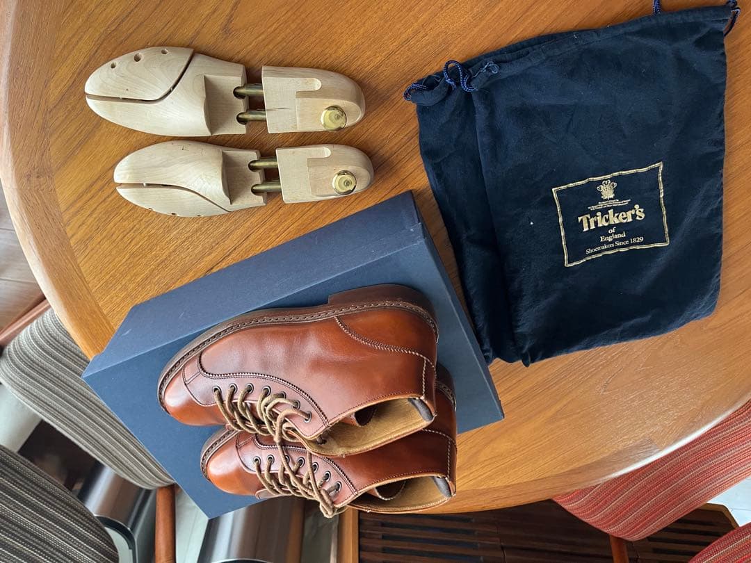 Tricker's メンズモンキーブーツsize６マロンアンティークです。