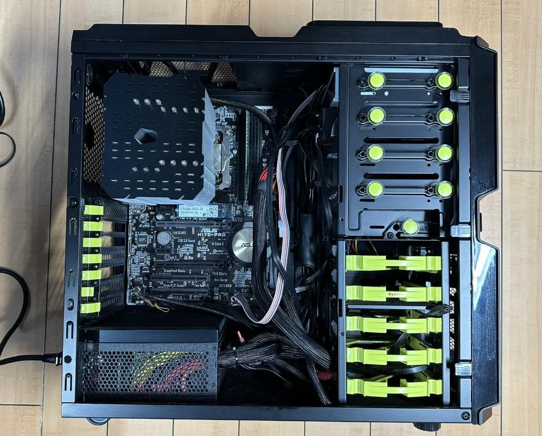 【完全無音・静音PC】 Windows11 ミドルタワー 一式 動作品