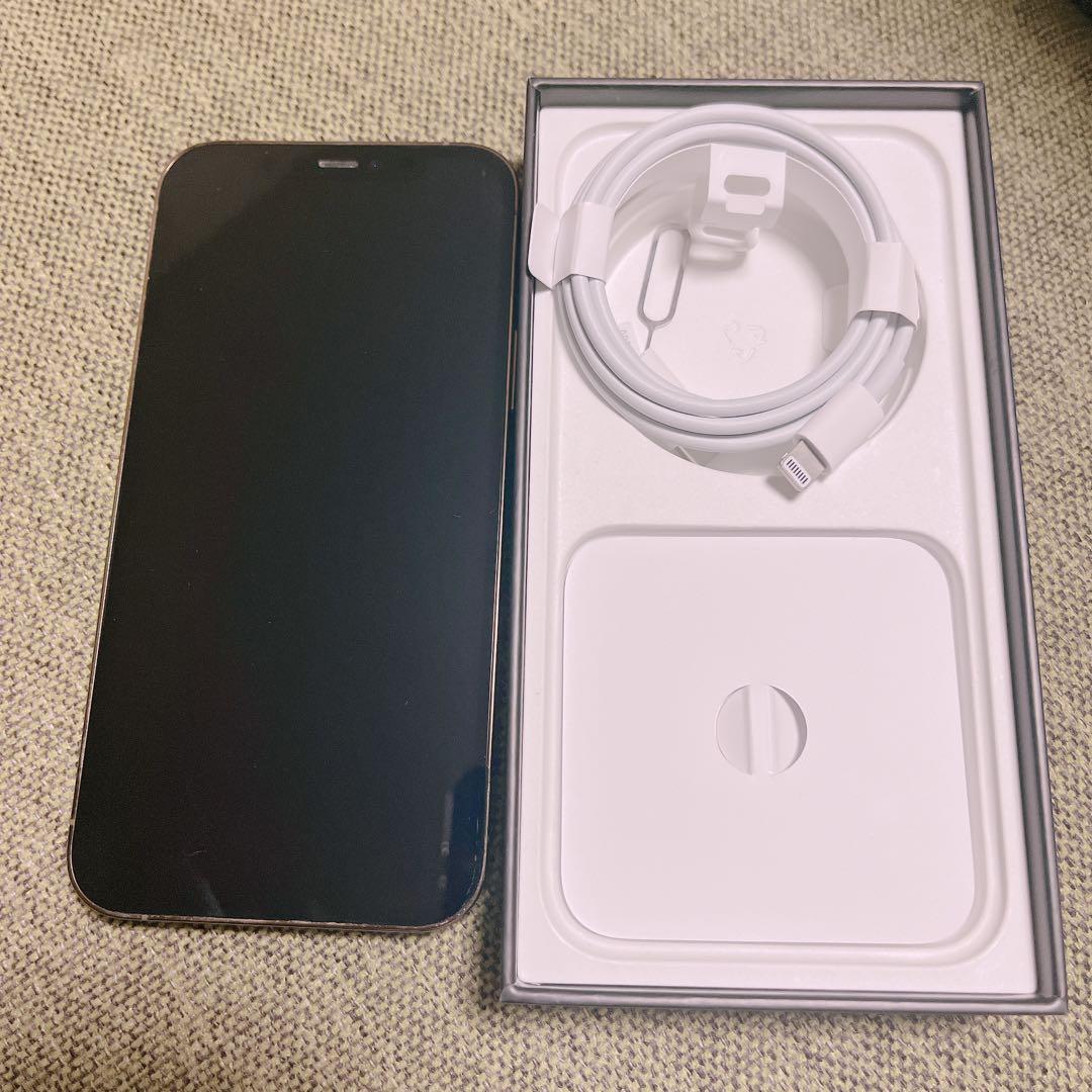 【美品】【SIMフリー】iPhone12 proゴールド 256gb