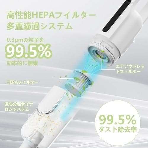 掃除機 コードレス 30000Pa強力吸引 Linkifly U5『サ_corg