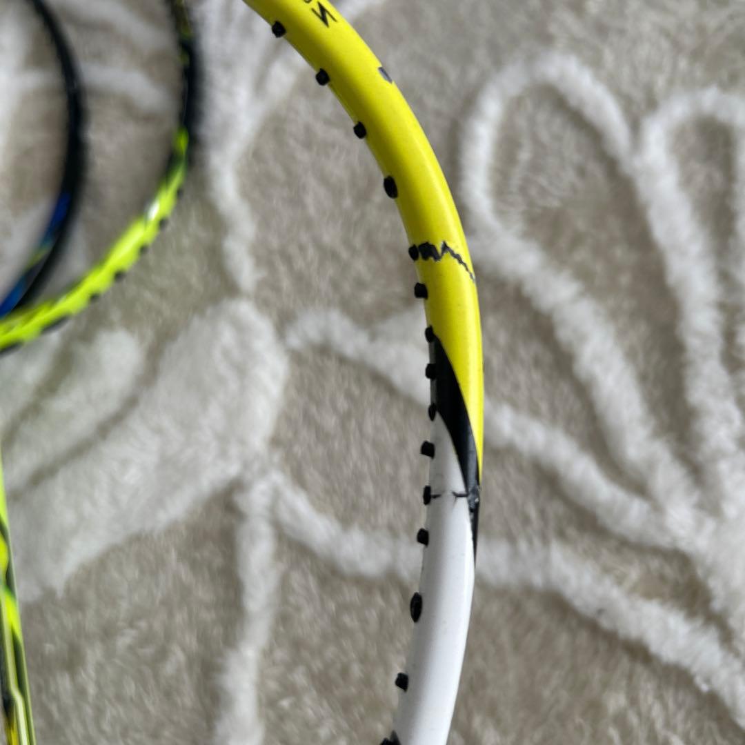 【廃盤モデル】バドミントン　ジャンクラケット 6本セット