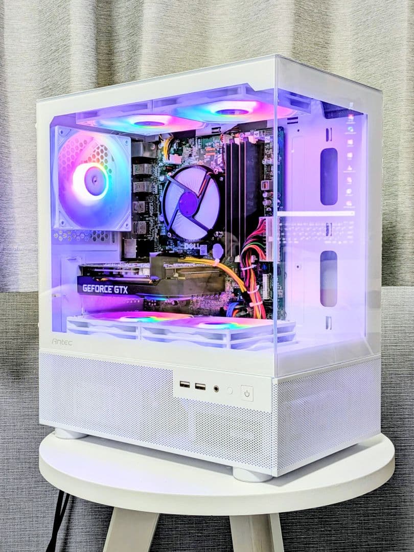 GTX1660SUPER搭載 新品白ケース RGBファン 自作ゲーミングPC