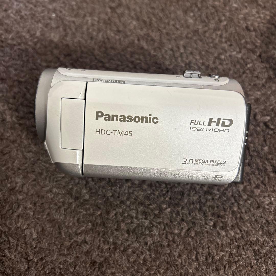 Panasonic HDC-TM45 ビデオカメラ 本体＋付属品　ホワイト