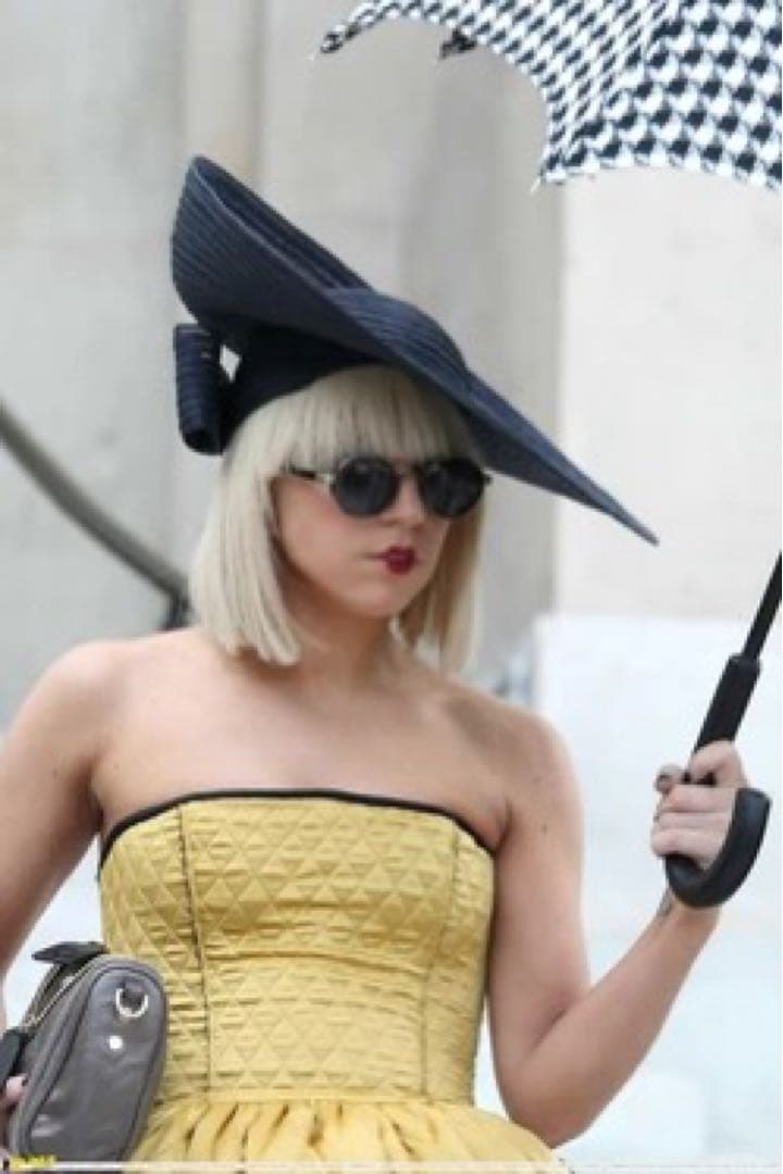 元エルメスデザイナー フランス製 チラチラ煌めくダークブルーおりぼんサマーハット