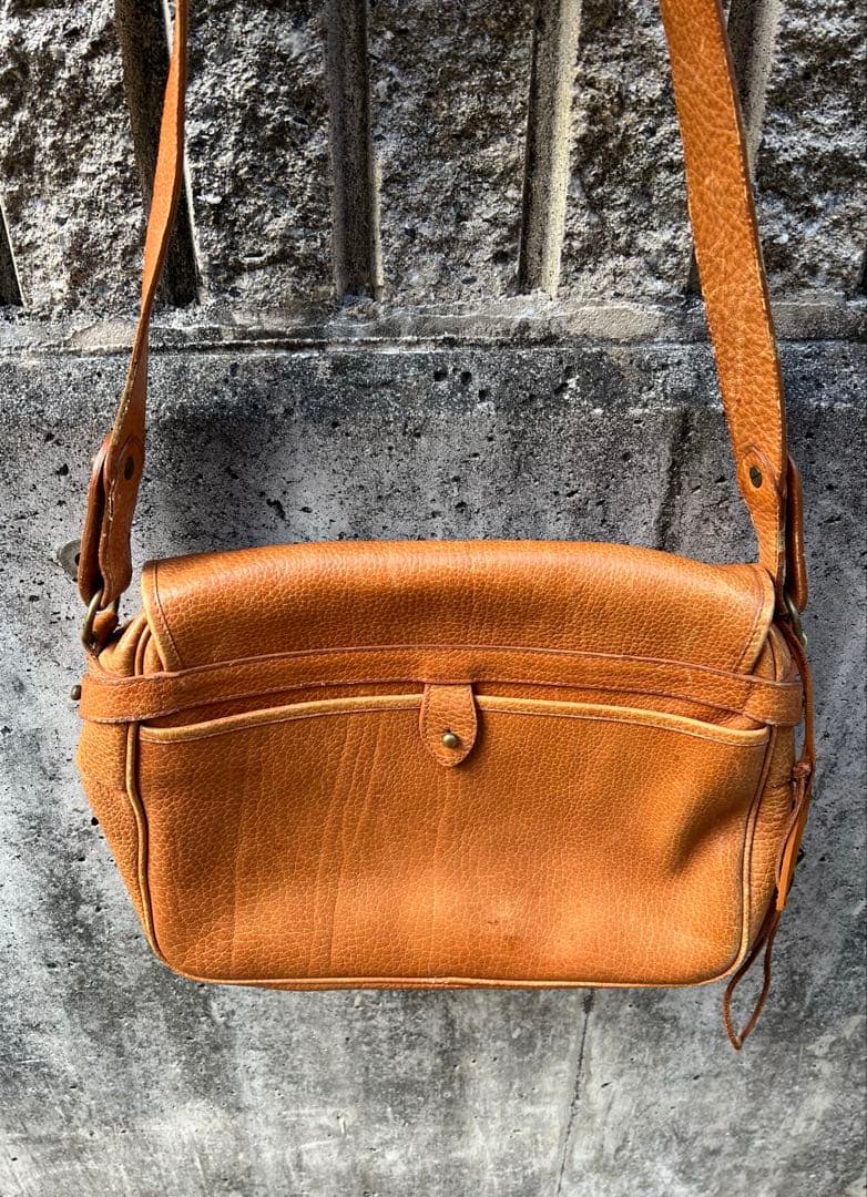 POLO RALPH LAUREN レザーショルダーバッグ