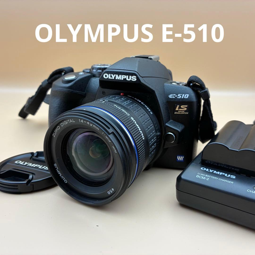 ★美品★ OLYMPUS E-510 手ブレ補正 ライブビュー搭載 レンズキット