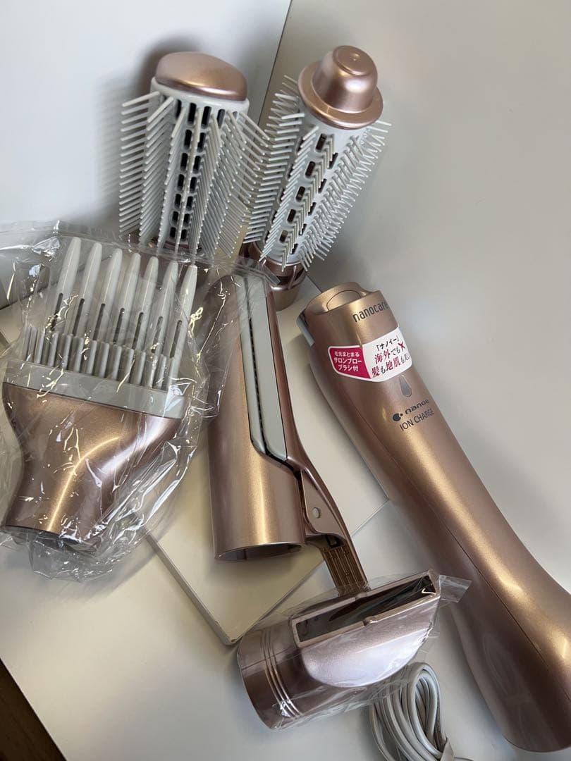 美品　EH-KN9F パナソニック　くるくるカールドライヤー　ナノケア
