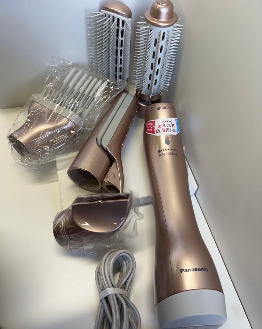 美品　EH-KN9F パナソニック　くるくるカールドライヤー　ナノケア