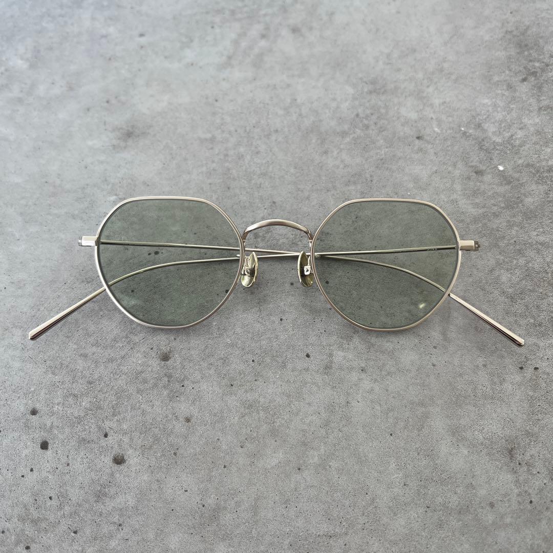 JINS MTF-20S-266AC 96 All titanium ゴールド