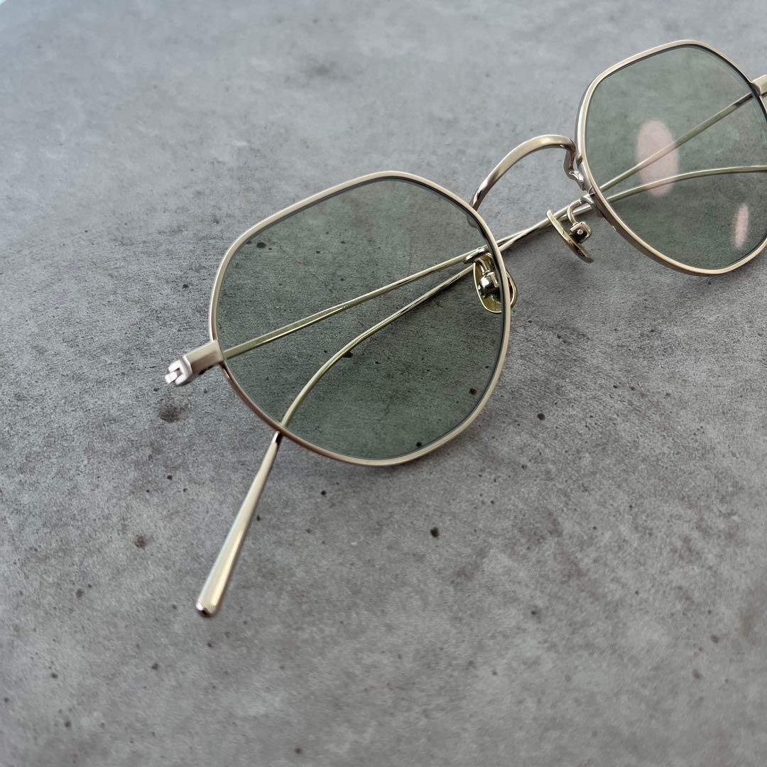 JINS MTF-20S-266AC 96 All titanium ゴールド