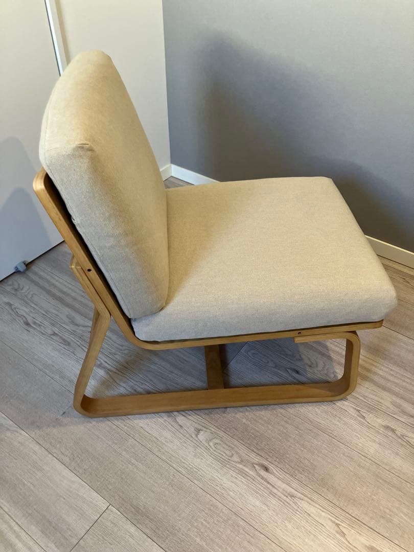 【みい】無印良品 リビングでもダイニングでもつかえるソファ、連結プレート付