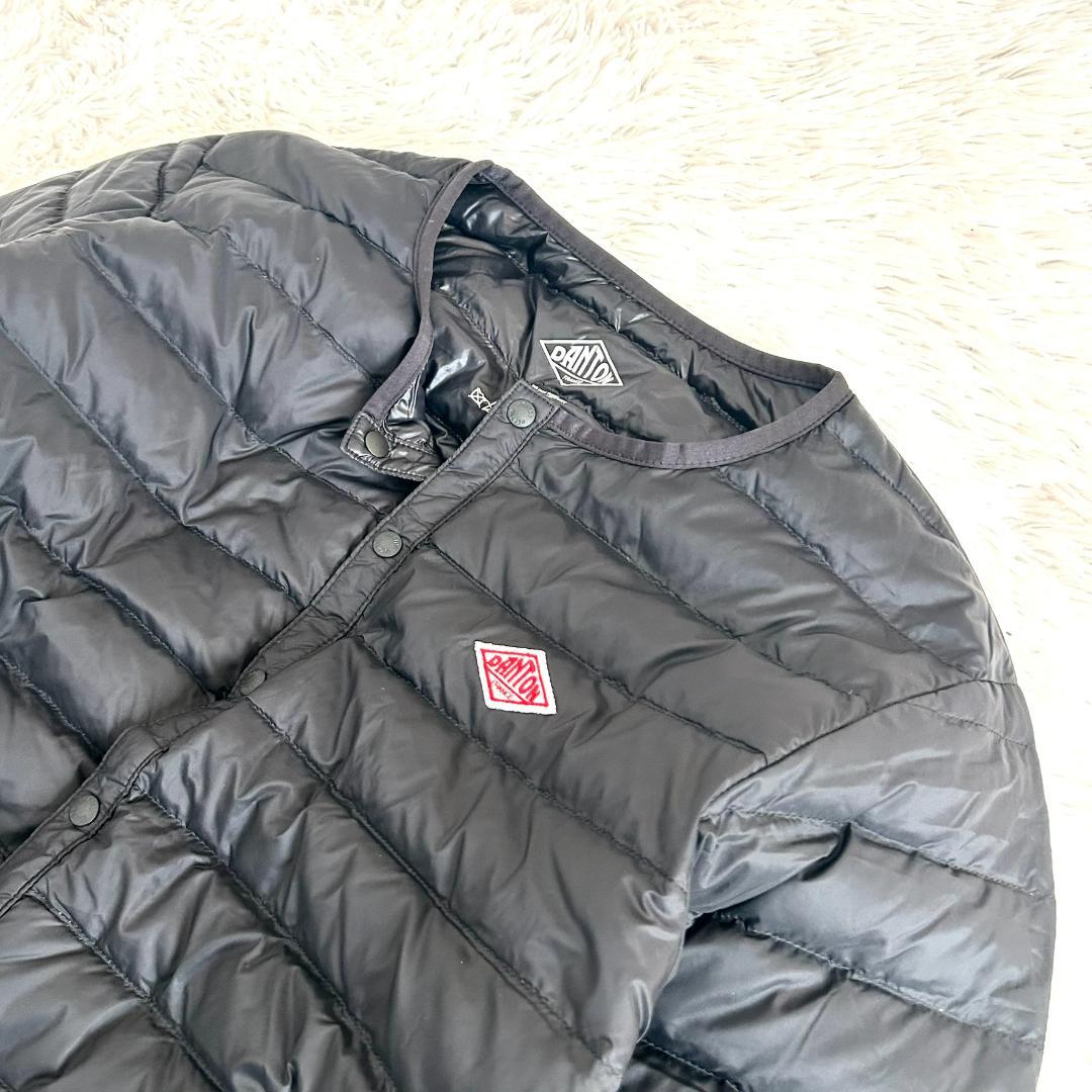 美 DANTON　キルティングダウン　XL　 黒　大きいサイズ　長袖