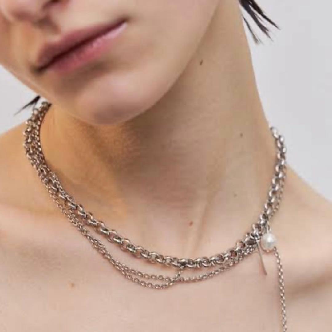アクセサリー JUSTINE CLENQUET Richie Necklace Pall