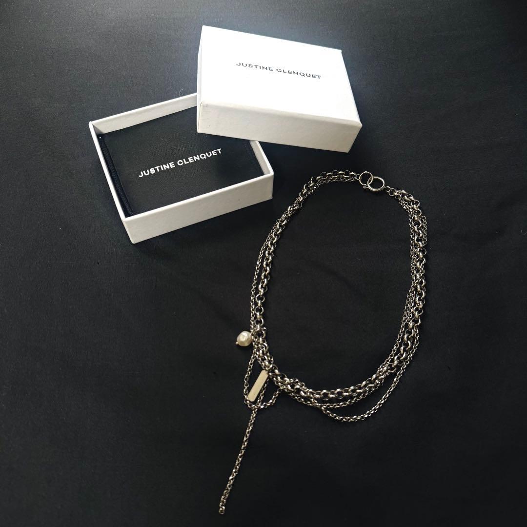 アクセサリー JUSTINE CLENQUET Richie Necklace Pall