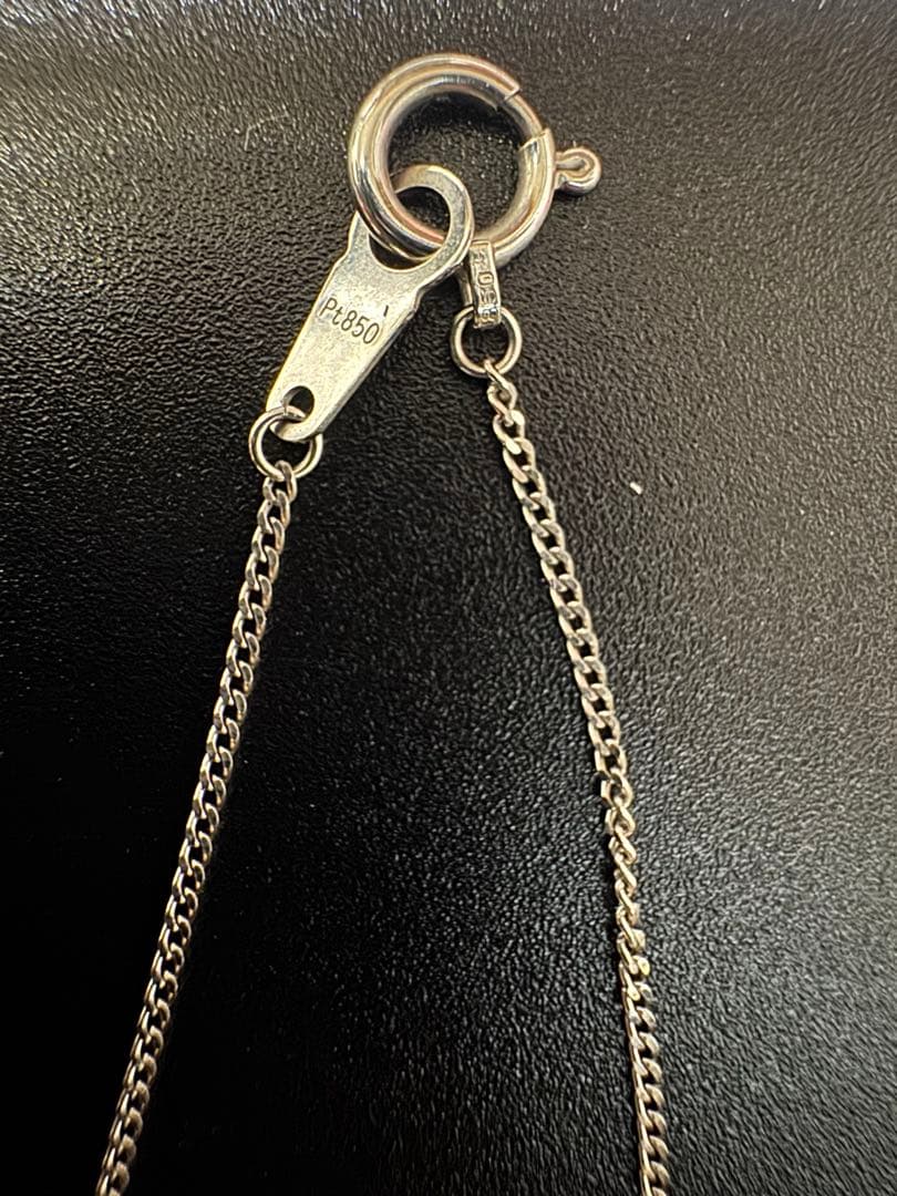 プラチナ 喜平 ネックレス 2面シングル