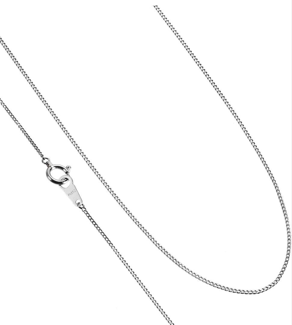 プラチナ 喜平 ネックレス 2面シングル