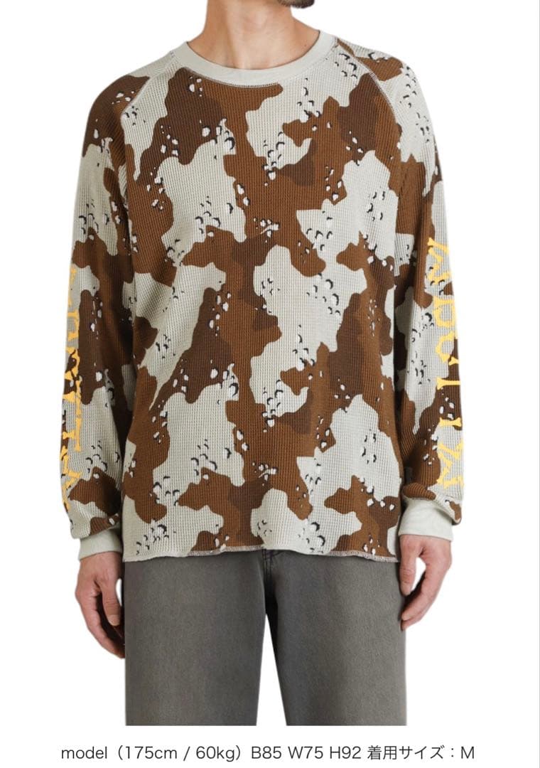 値下げ‼️新品未使用　BOTT カモ　サーマル　ロンT Mサイズ