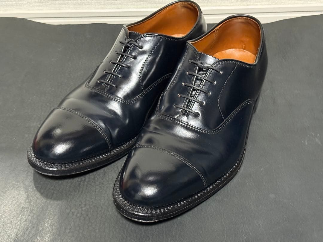 Alden 9071 黒 ドレスシューズ 7 1/2 E コードバン