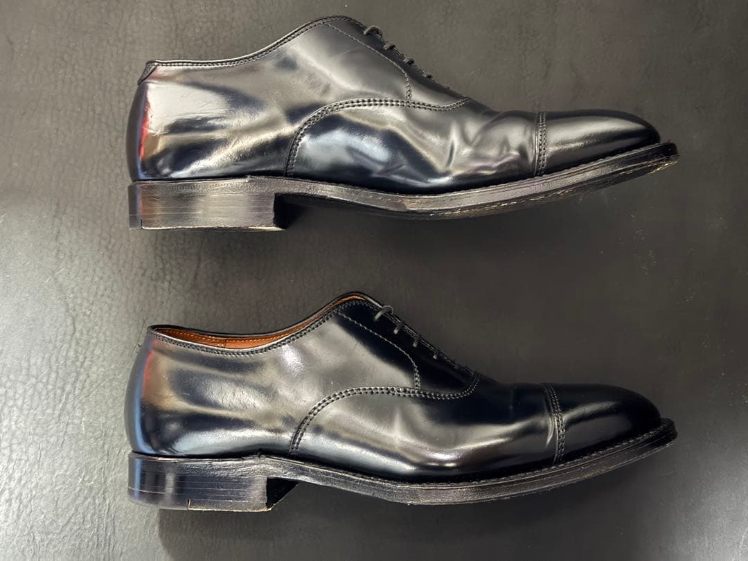 Alden 9071 黒 ドレスシューズ 7 1/2 E コードバン