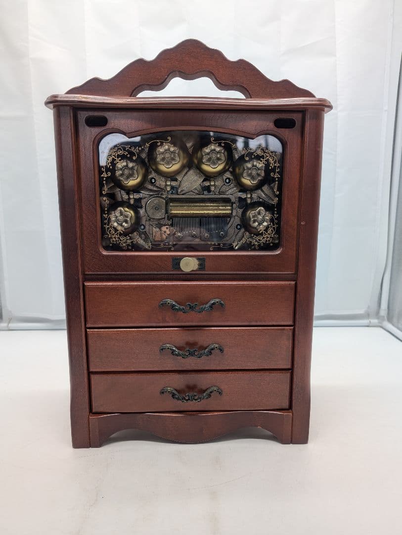 （N.R）サンキョー オルゴール 青きドナウ ジュエリーボックス