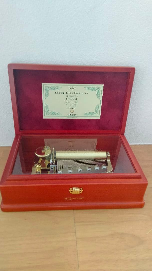 オルゴール 50弁 オルフェウス サンキョー オルゴール EX202D