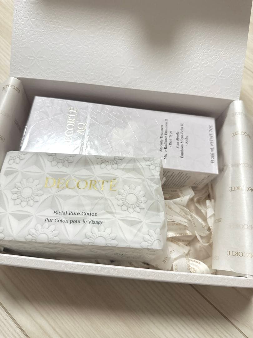 DECORTÉ AQ エマルジョン II リッチタイプ 200ml コットン