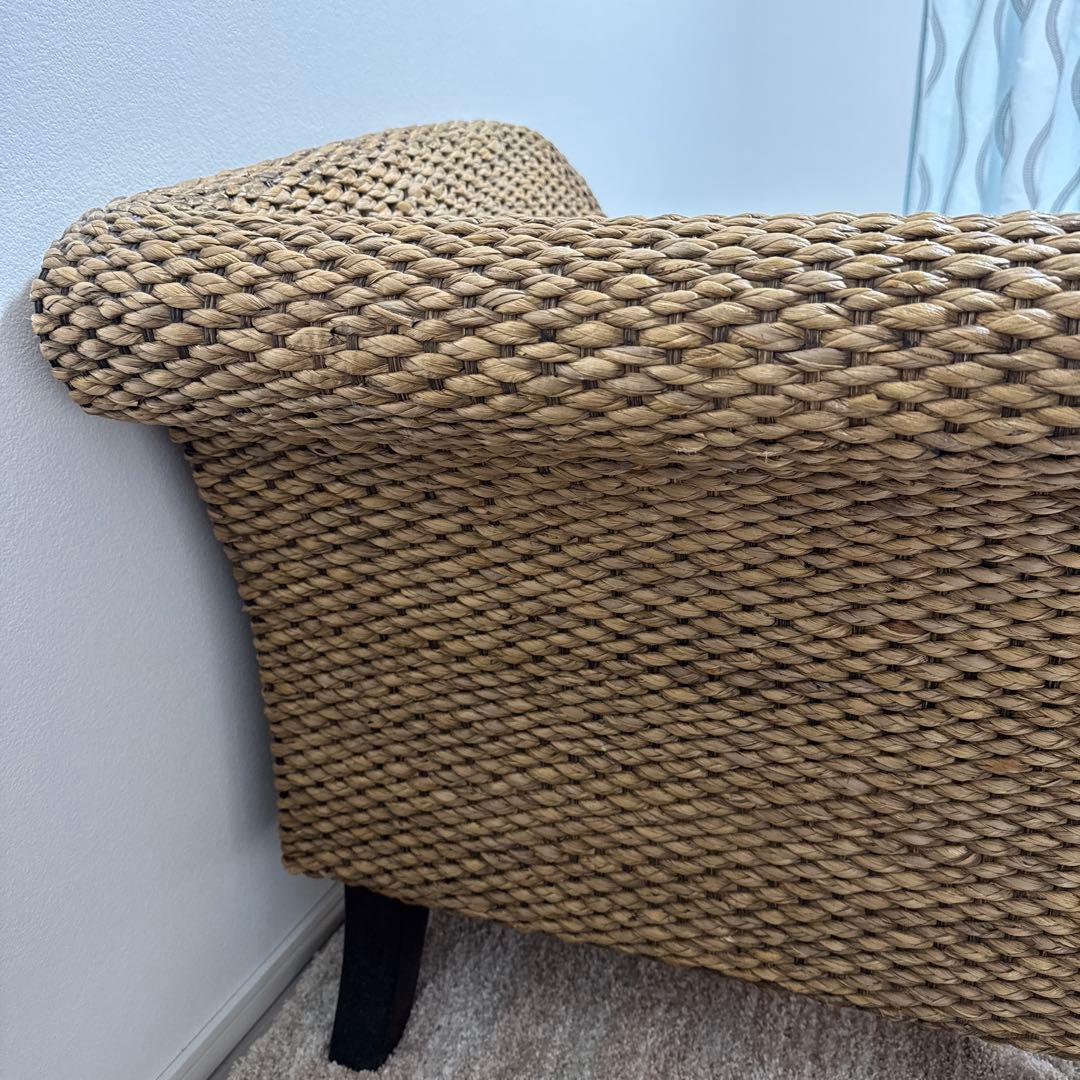 a.flat アジアンヒヤシンスソファ　2.5人掛け　アジアン家具　バリ風